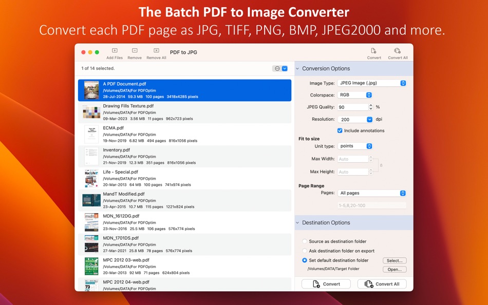 PDF to JPG - A Batch Converter - 8.0 - (macOS)