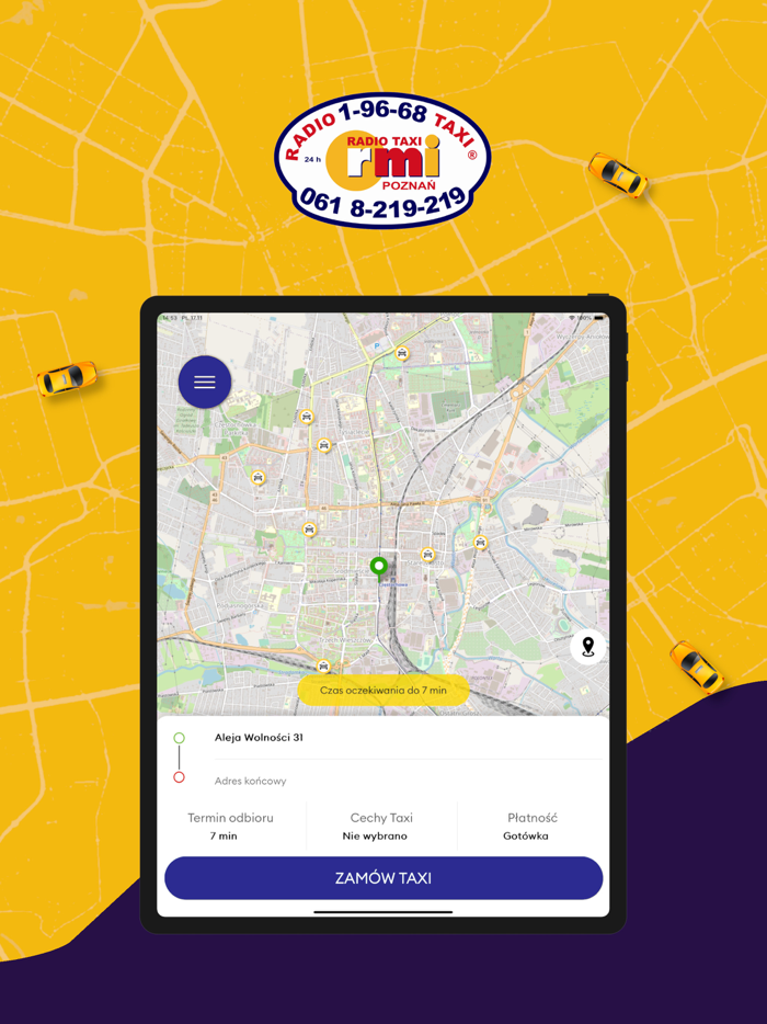 RMI TAXI Poznań 1-96-68