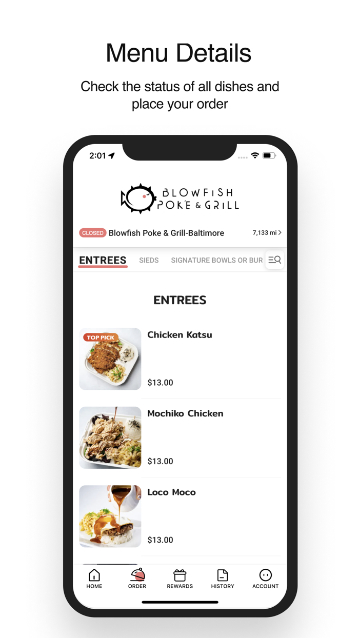 Blowfish Poke and Sushi