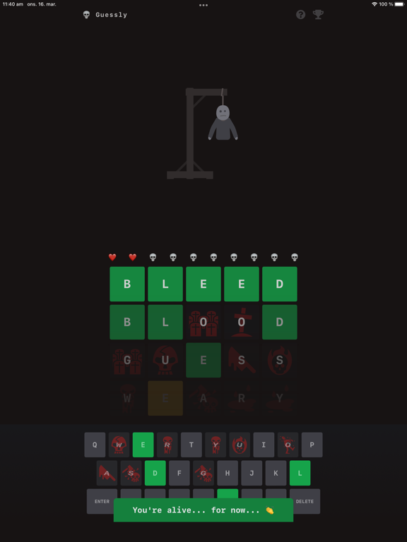 Guessly - Word guessing game screenshot 3