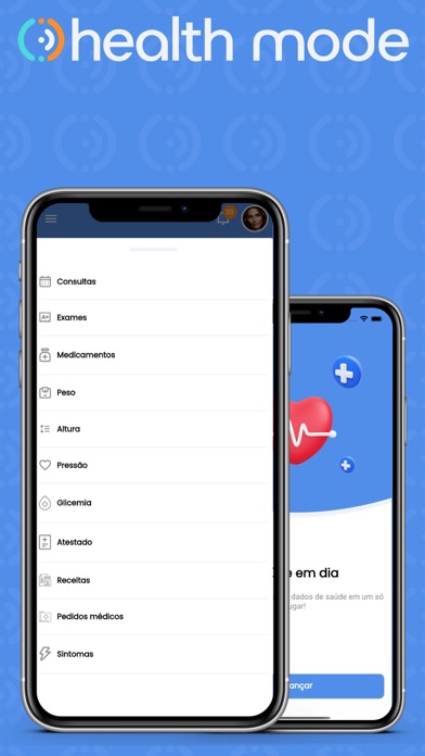 Health Mode App Screenshot