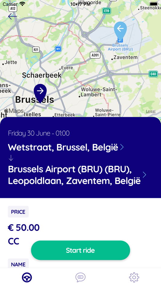 #3. TWZ Driver (iOS) 由: Taxi Walter Zaventem