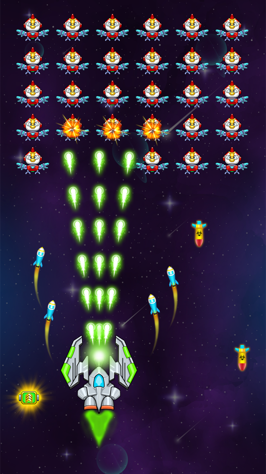 #4. Space Attack: Alien Shooter (iOS) 由: Rainbow 5s Co., Ltd