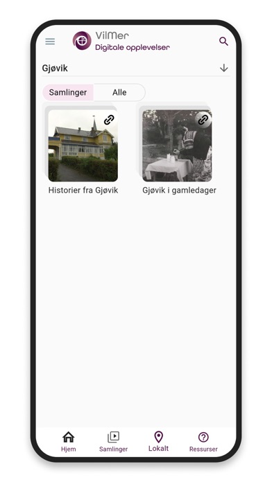 Digitale opplevelser Screenshot