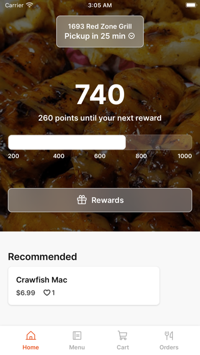 1693 Red Zone Grill Screenshot 1 - AppWisp.com