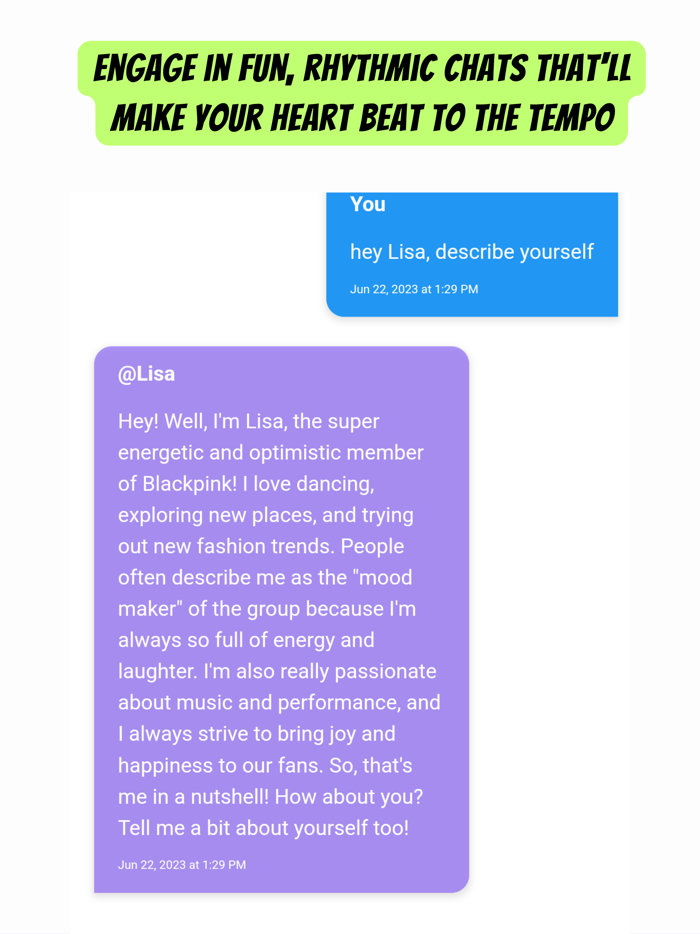 Chat with AI Kpop Idols