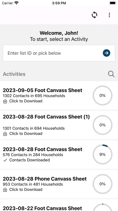 foreAction Canvass screenshot 2 of 4