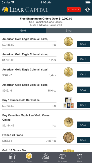 Lear Gold & Silver Daily! Screenshot