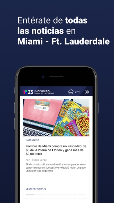 Univision 23 Miami Screenshot