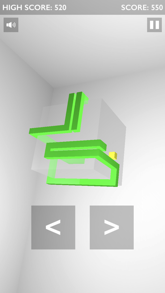 #3. Snake 3D (iOS) 由: FujiCubeSoft