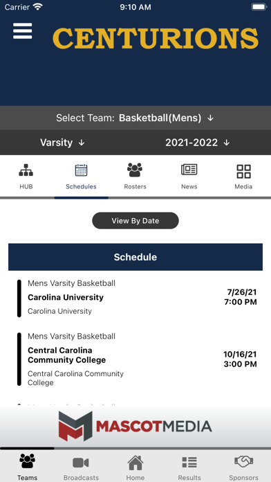 Carolina Christian Athletics Screenshot