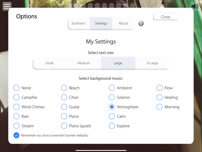 Reimagining the Examen