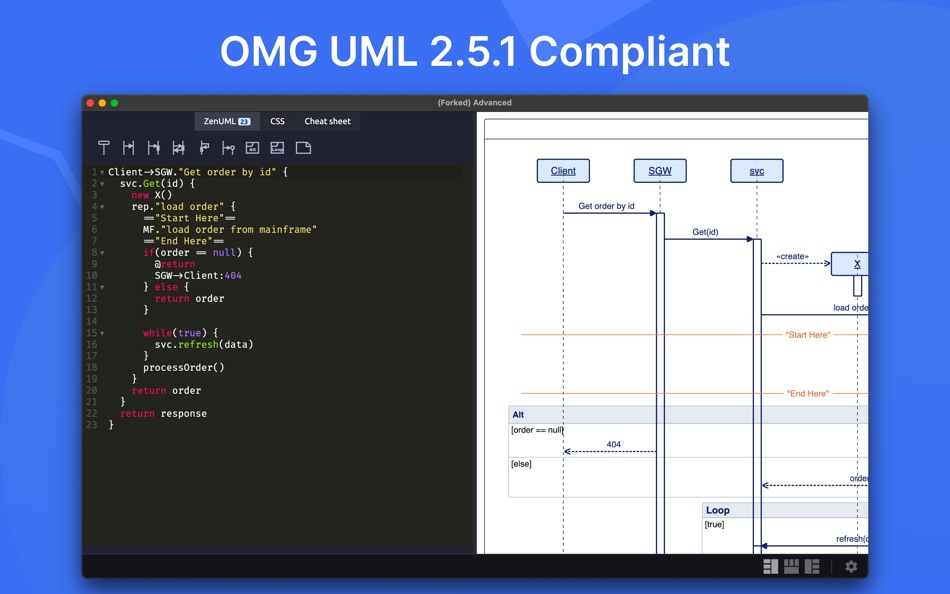 #3. Sequence Diagram Tool | ZenUML (macOS) بواسطة: Peng Xiao