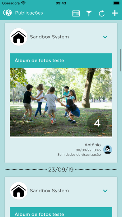 Diário Escola Mestres EI Screenshot