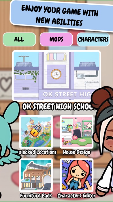 Mods & Furniture Toca World Screenshot