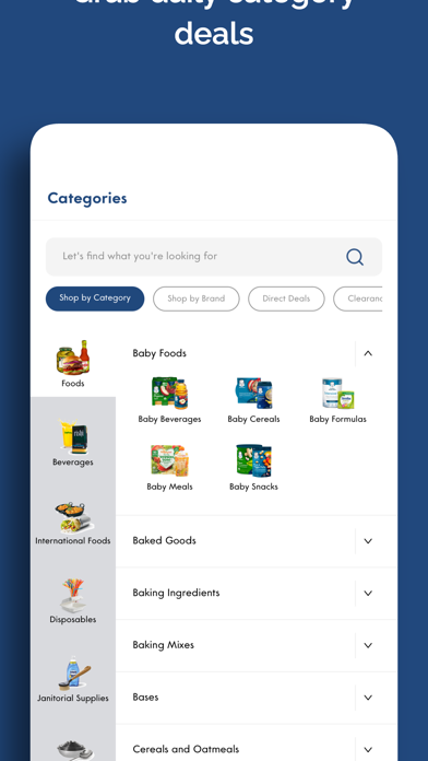 FoodServiceDirect Screenshot