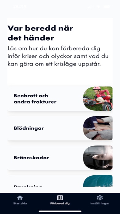 Krisinformation.se Screenshot