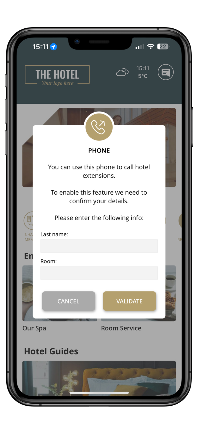 Nonius Mobile Guest App