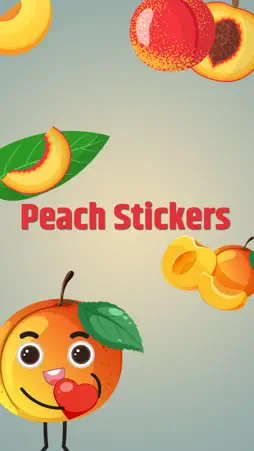 Peach Stickers screenshot 1
