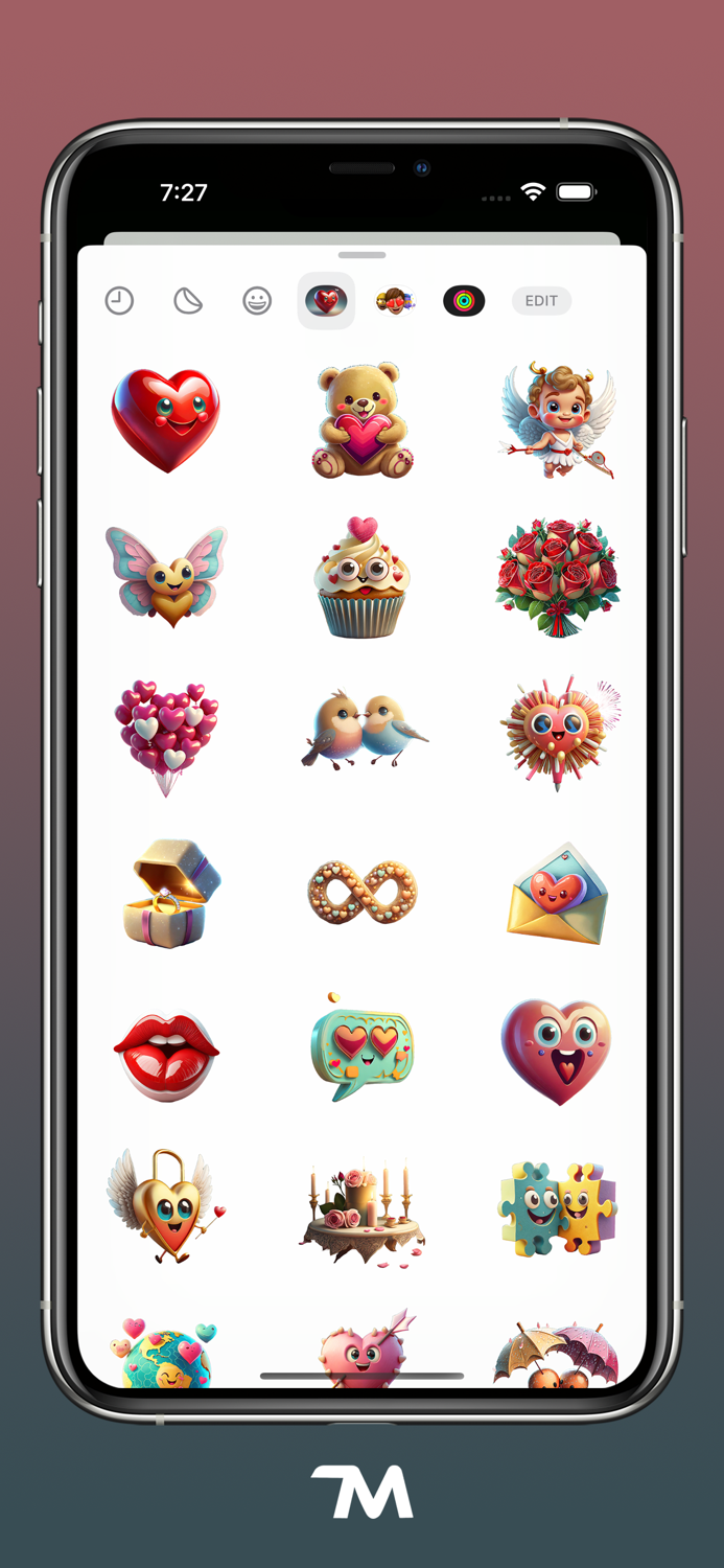 Saint Valentine Stickers