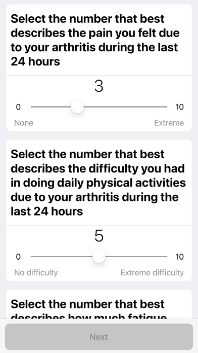 RTHM Arthritis Screenshot