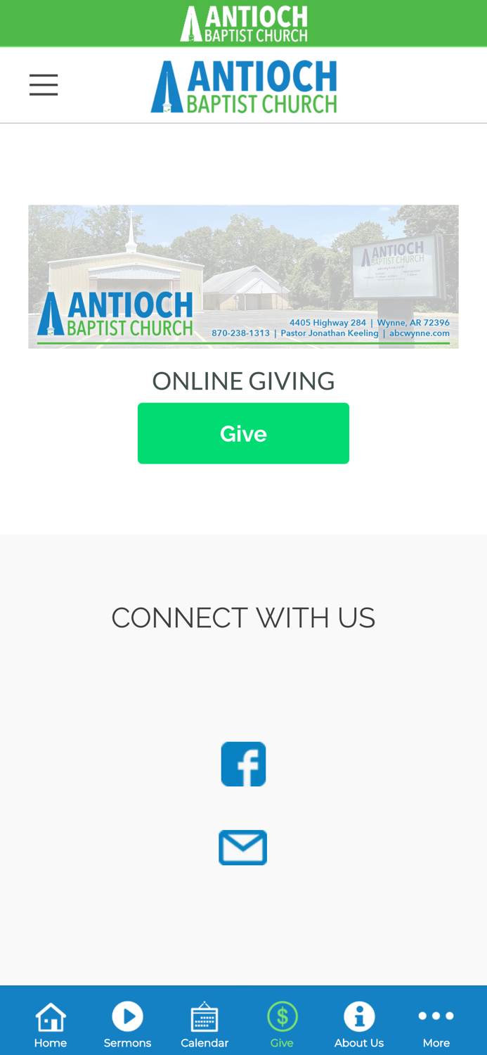 Antioch Baptist Church - Wynne