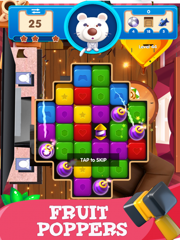 Screenshot #6 pour Fruit Poppers Fun Puzzle Game