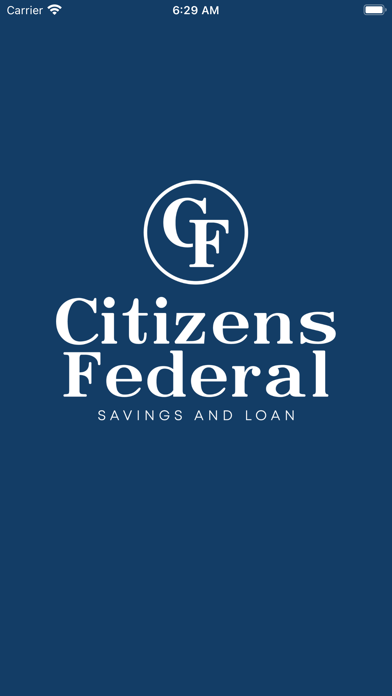 Citizens Federal S & L BIZ Screenshot