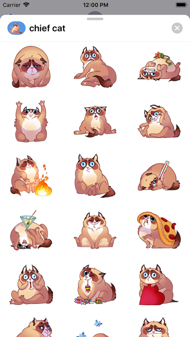 Screenshot #2 pour Cat - Stickers Emoji & smiley