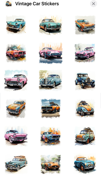Screenshot #2 pour Vintage Car Stickers
