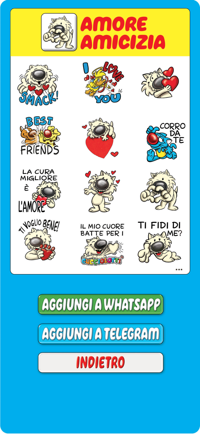 Stickers Amici Cucciolotti