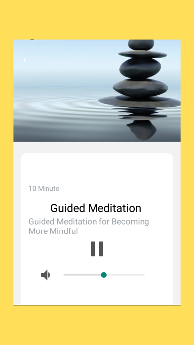 Guided Mindfulness App Screenshot