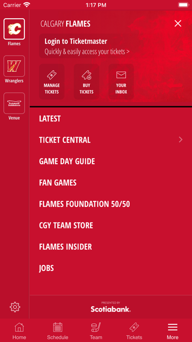 Calgary Flames App Screenshot