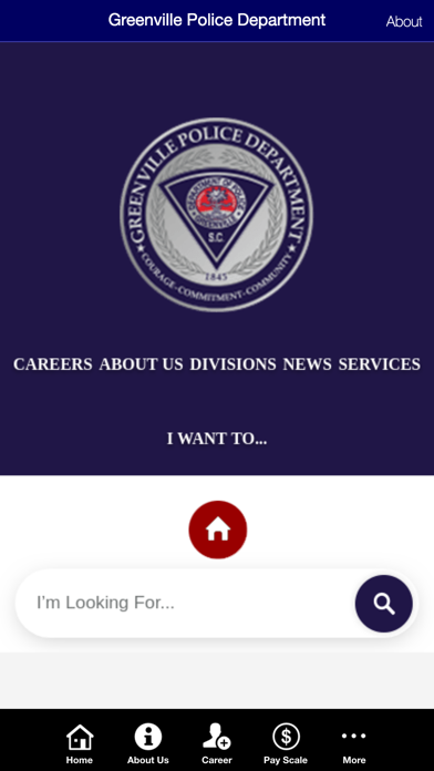 Greenville Police Department Screenshot