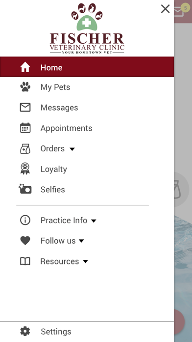 Fischer Vet Clinic Screenshot
