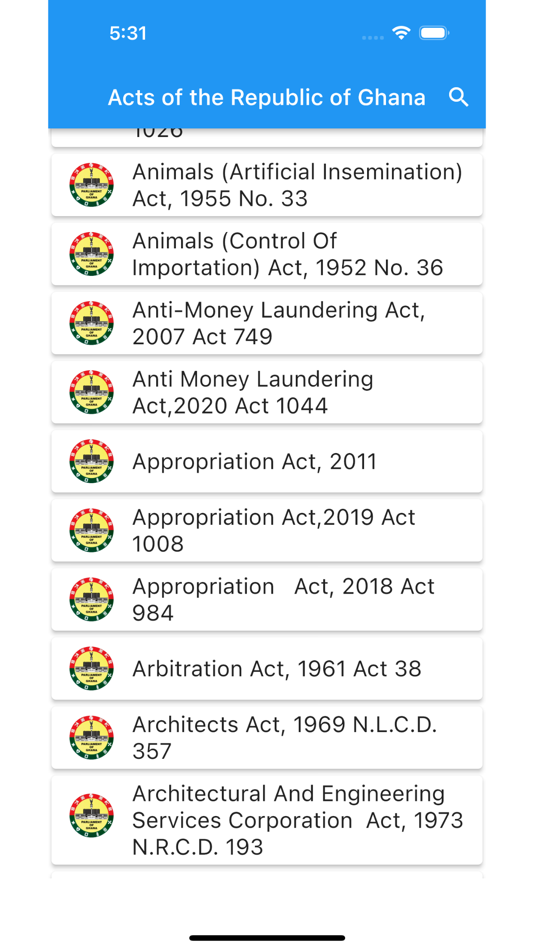 #3. Acts of Ghana (iOS) 由: Eric Bukari