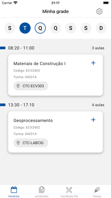 Nossa UFSC Screenshot