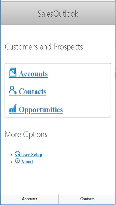 SalesOutlook CRM for Office365 Screenshot