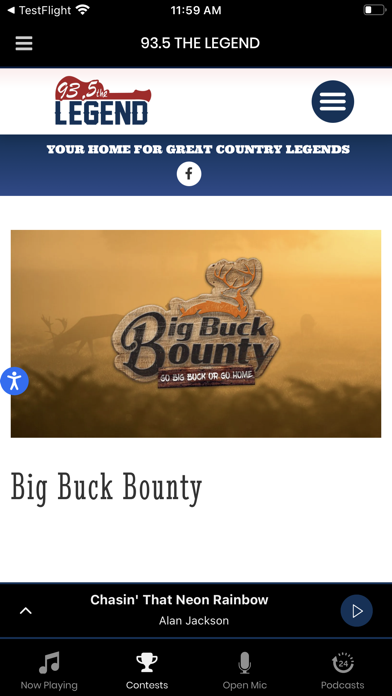 93.5 The Legend Screenshot