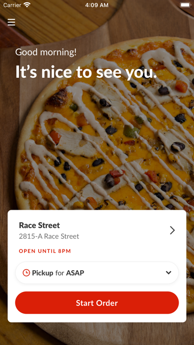1812 Pizza Company Screenshot