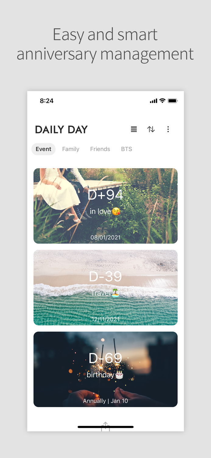 DAILY DAY - Countdown Days