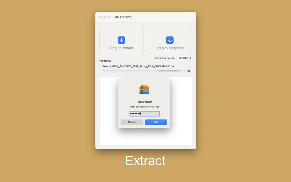 #3. File Archiver (macOS) Podle: Khoa Tran Anh