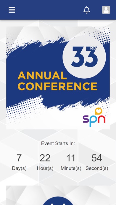 SPN 33rd Annual Conference Screenshot
