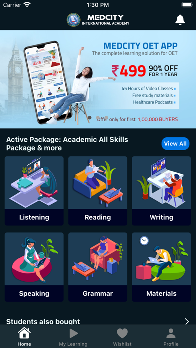Medcity IELTS App Screenshot