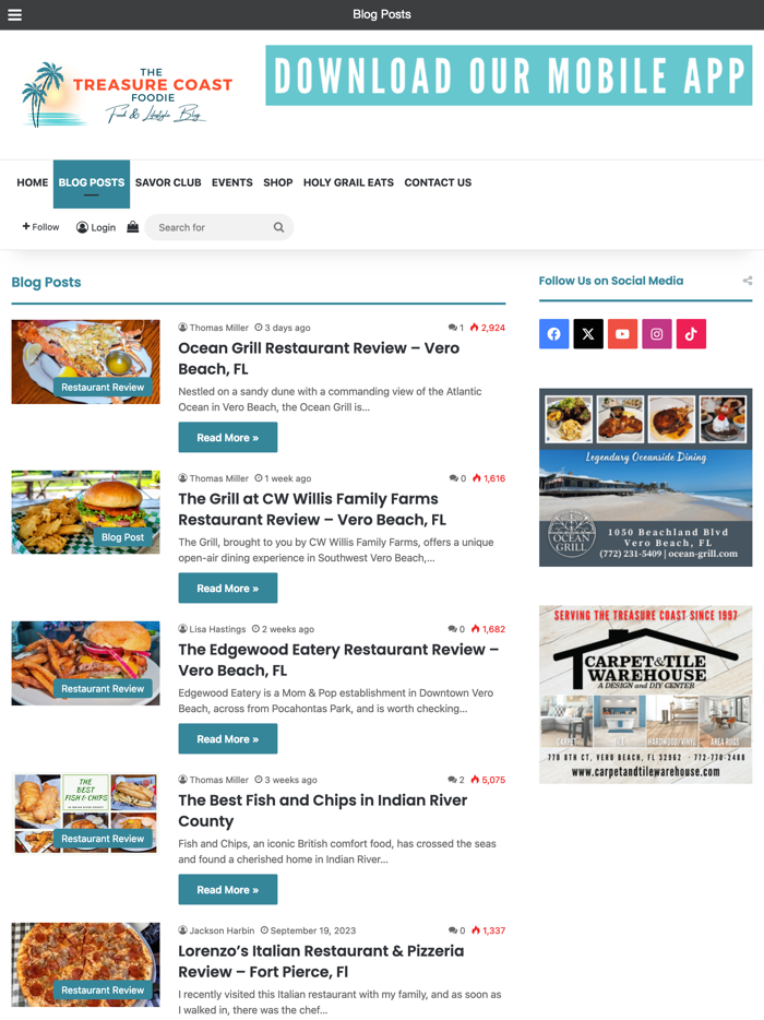 The Treasure Coast Foodie