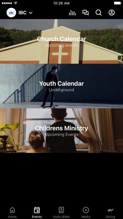 Independent Baptist Church App Screenshot