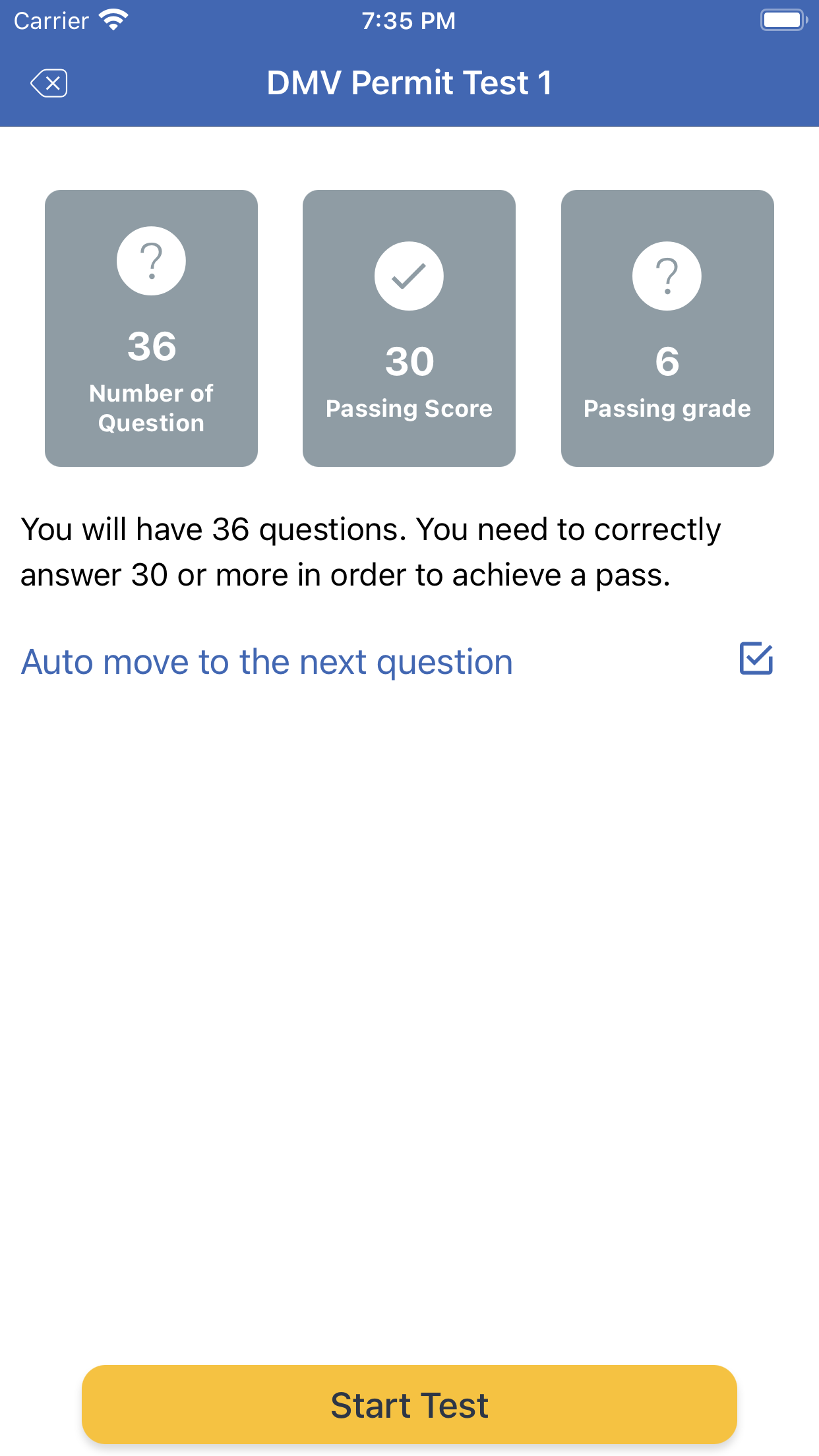 DMV Practice Test ◦ 2025 screenshot 3