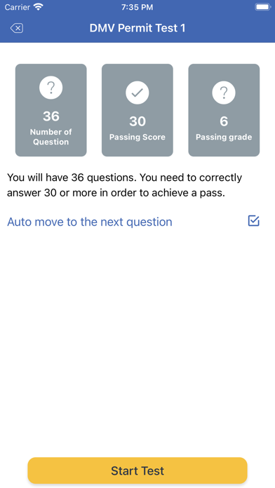 DMV Practice Test : 2024 Screenshot