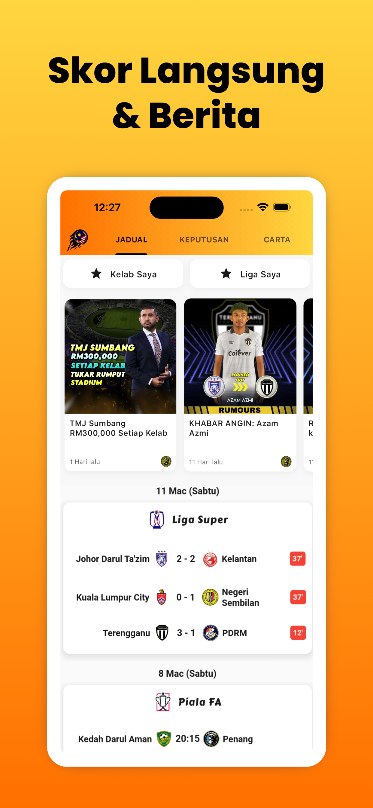 SkorMas - Bola Sepak Malaysia