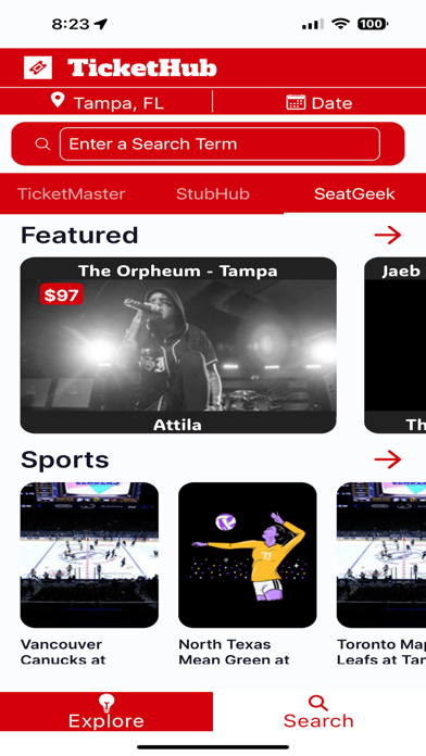 TicketHub Screenshot